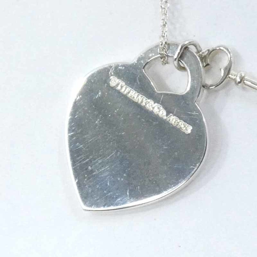 Tiffany & Co. Return to Heart Key Necklace Silver